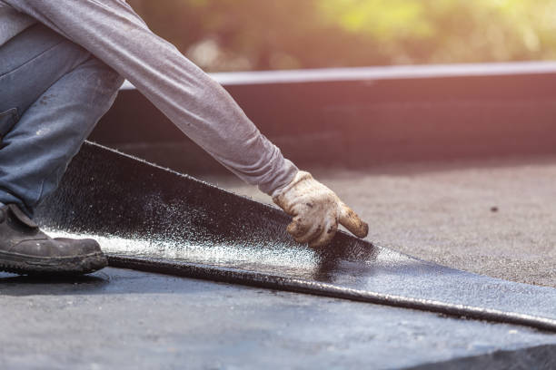 Professional Waterproofing technician working in Lynn, IN